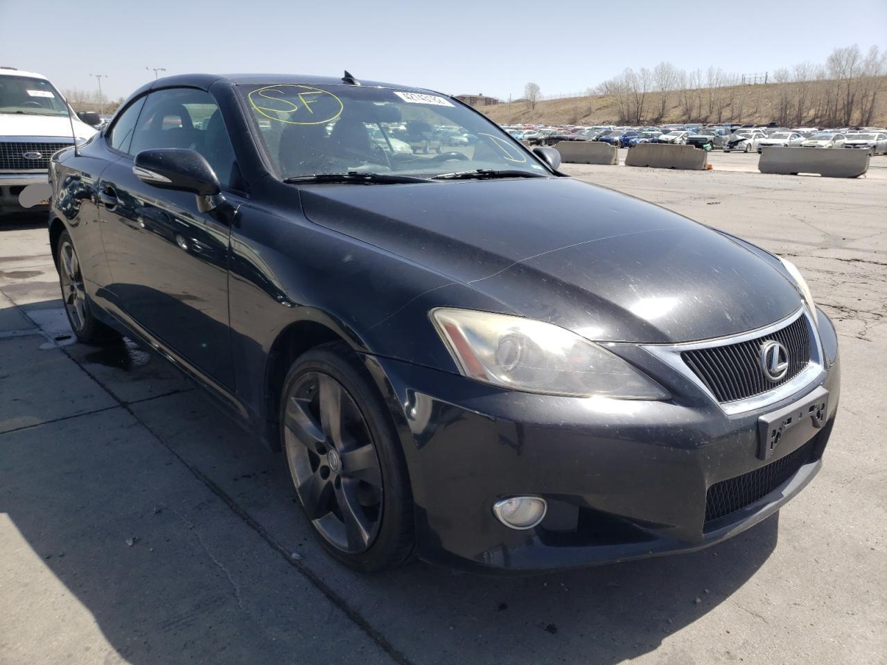 LEXUS IS 250 2010 with VIN JTHFF2C2XA2512452 - Photo from auction