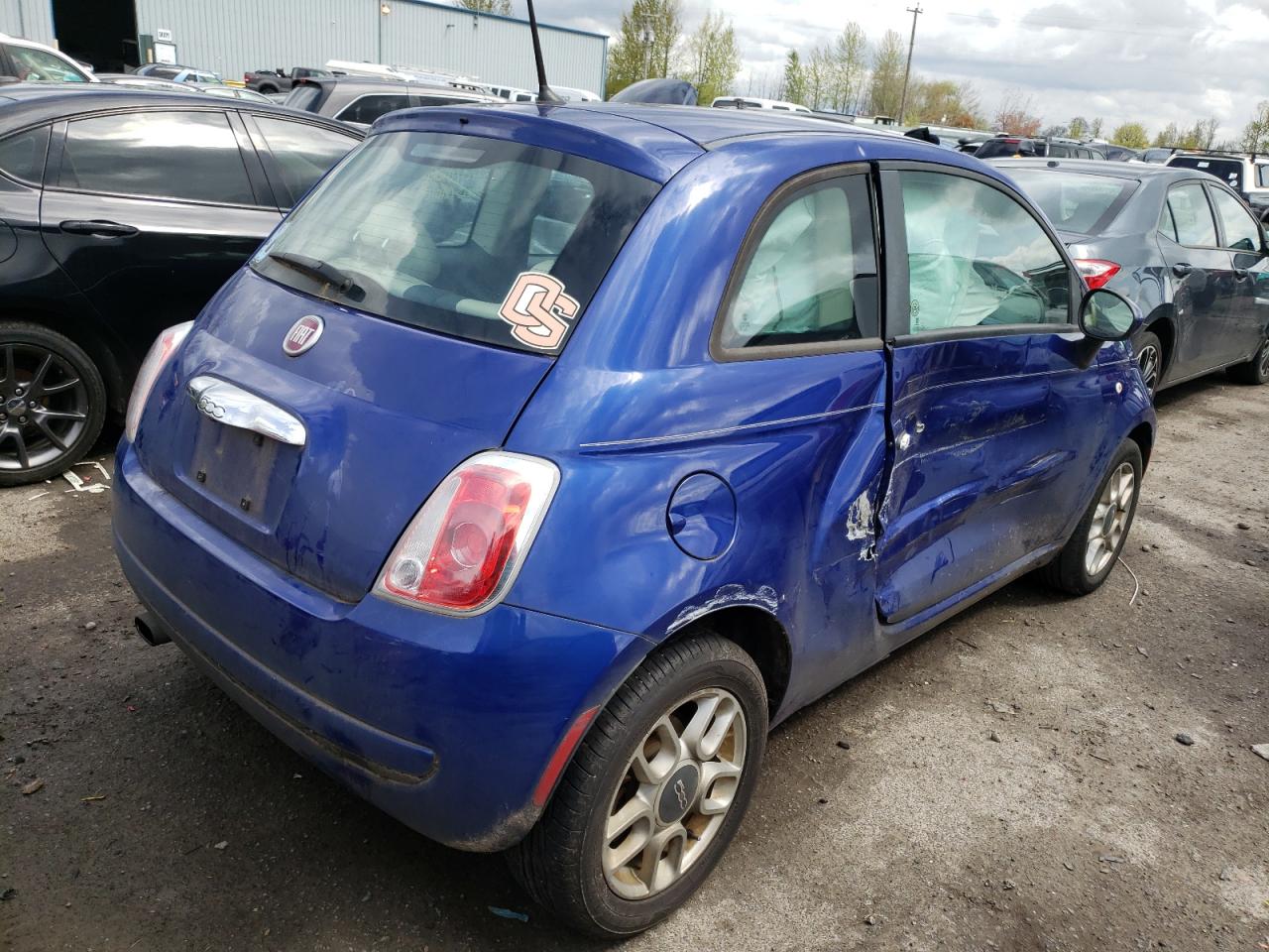 Photo 4 from auction – 2012 FIAT 500 with VIN 3C3CFFAR0CT370839