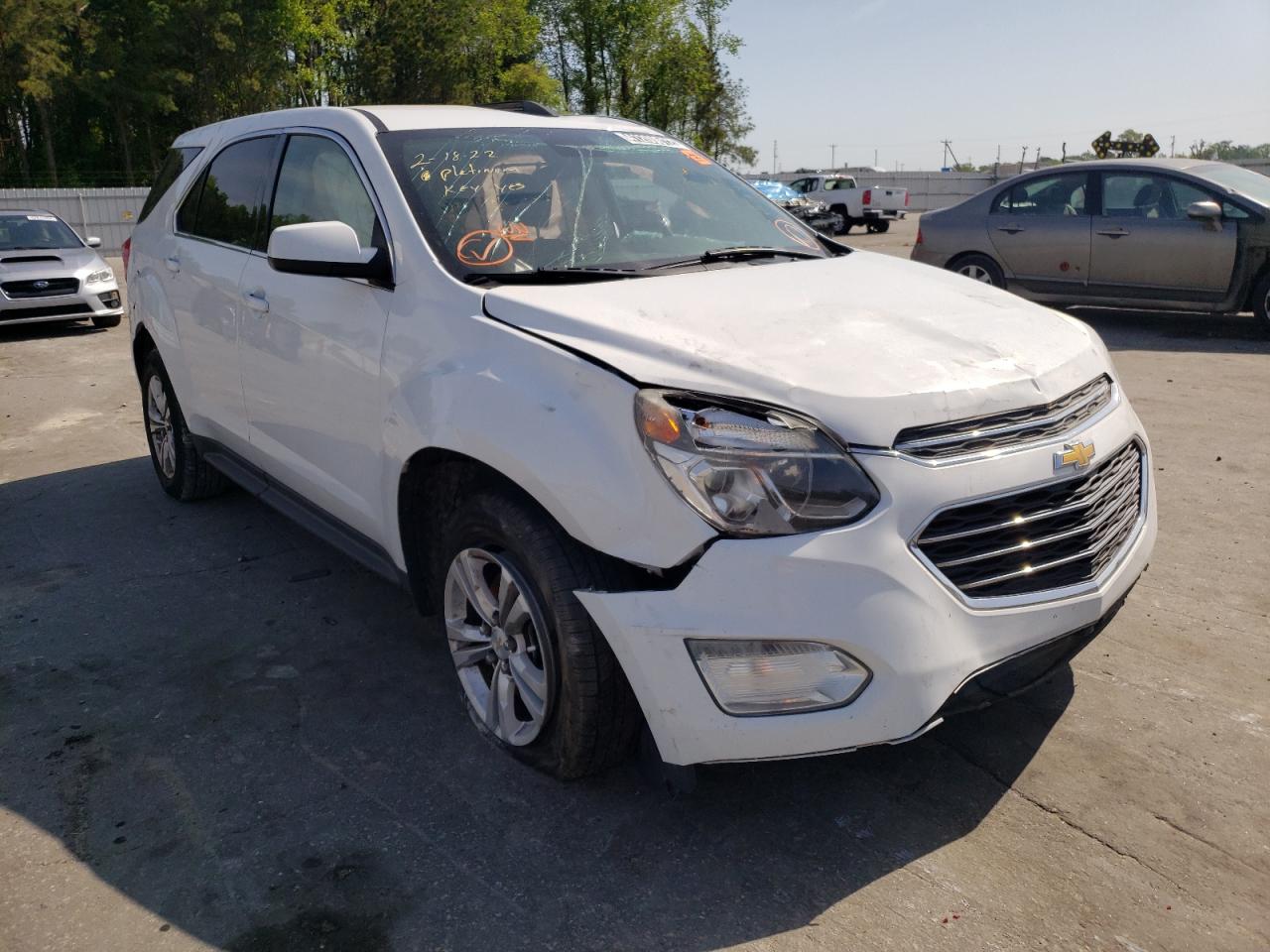 Photo 1 from auction – 2016 CHEVROLET EQUINOX LT with VIN 2GNALCEK0G6195470