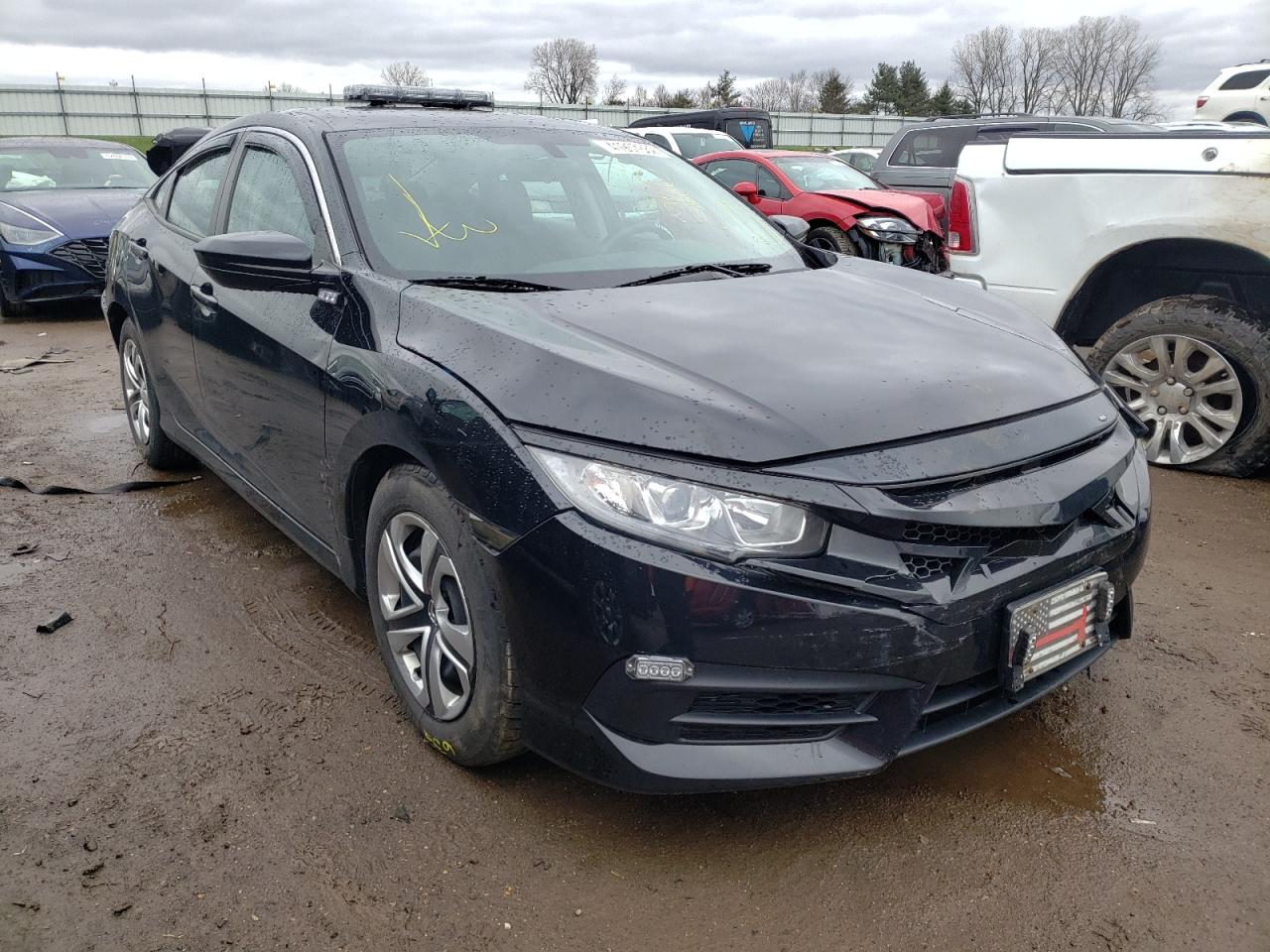 Photo 1 from auction – 2016 HONDA CIVIC LX with VIN 19XFC2F52GE038220