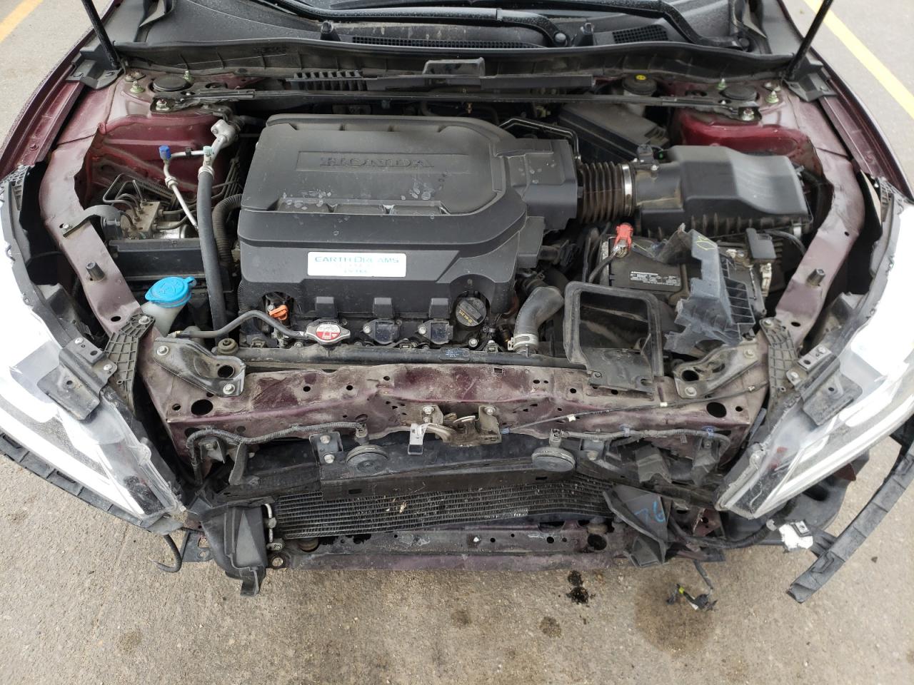 Photo 7 from auction – 2017 HONDA ACCORD EXL with VIN 1HGCR3F81HA041116