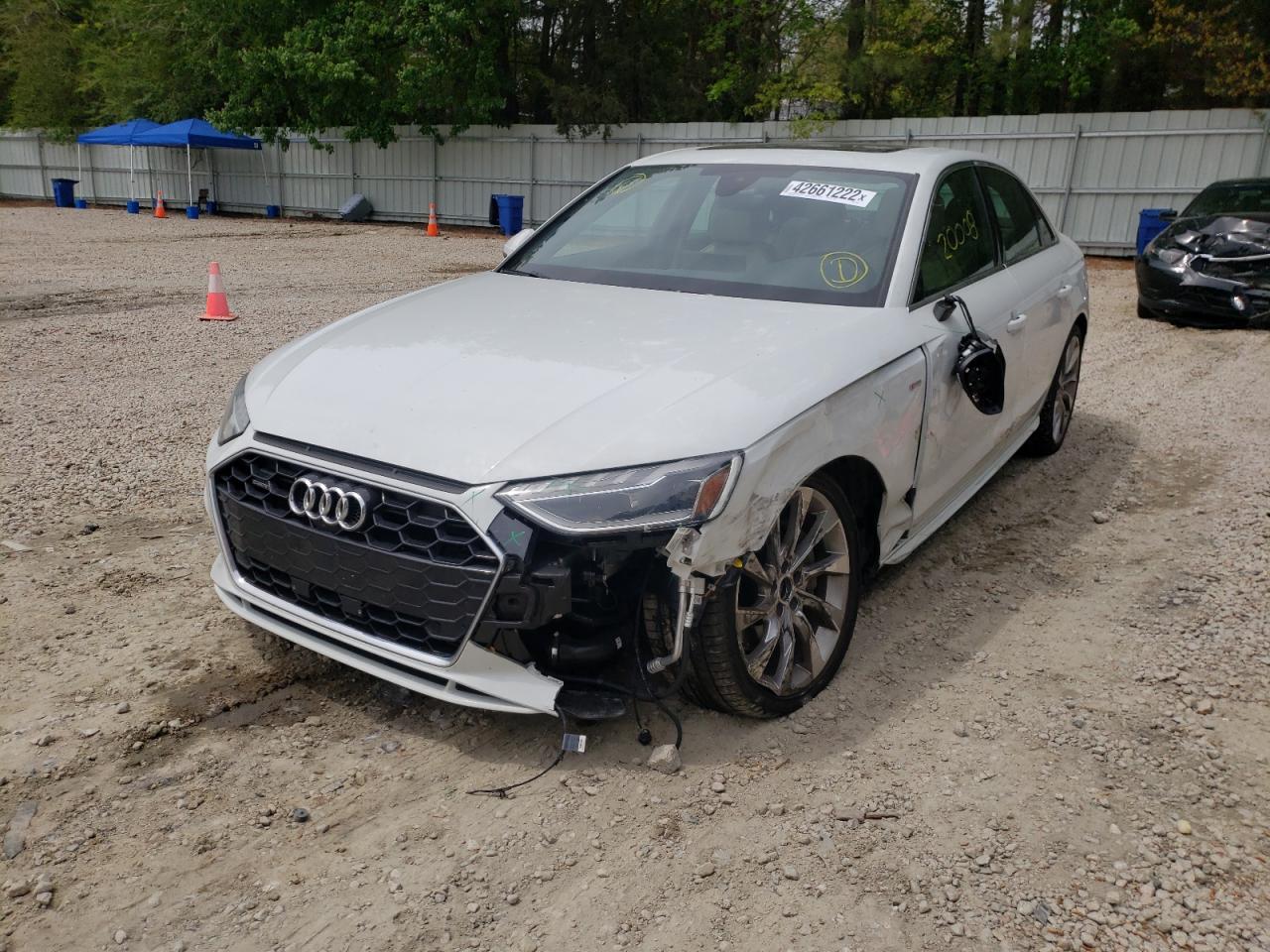 Photo 2 from auction – 2021 AUDI A4 PREMIUM with VIN WAUEAAF47MN013644