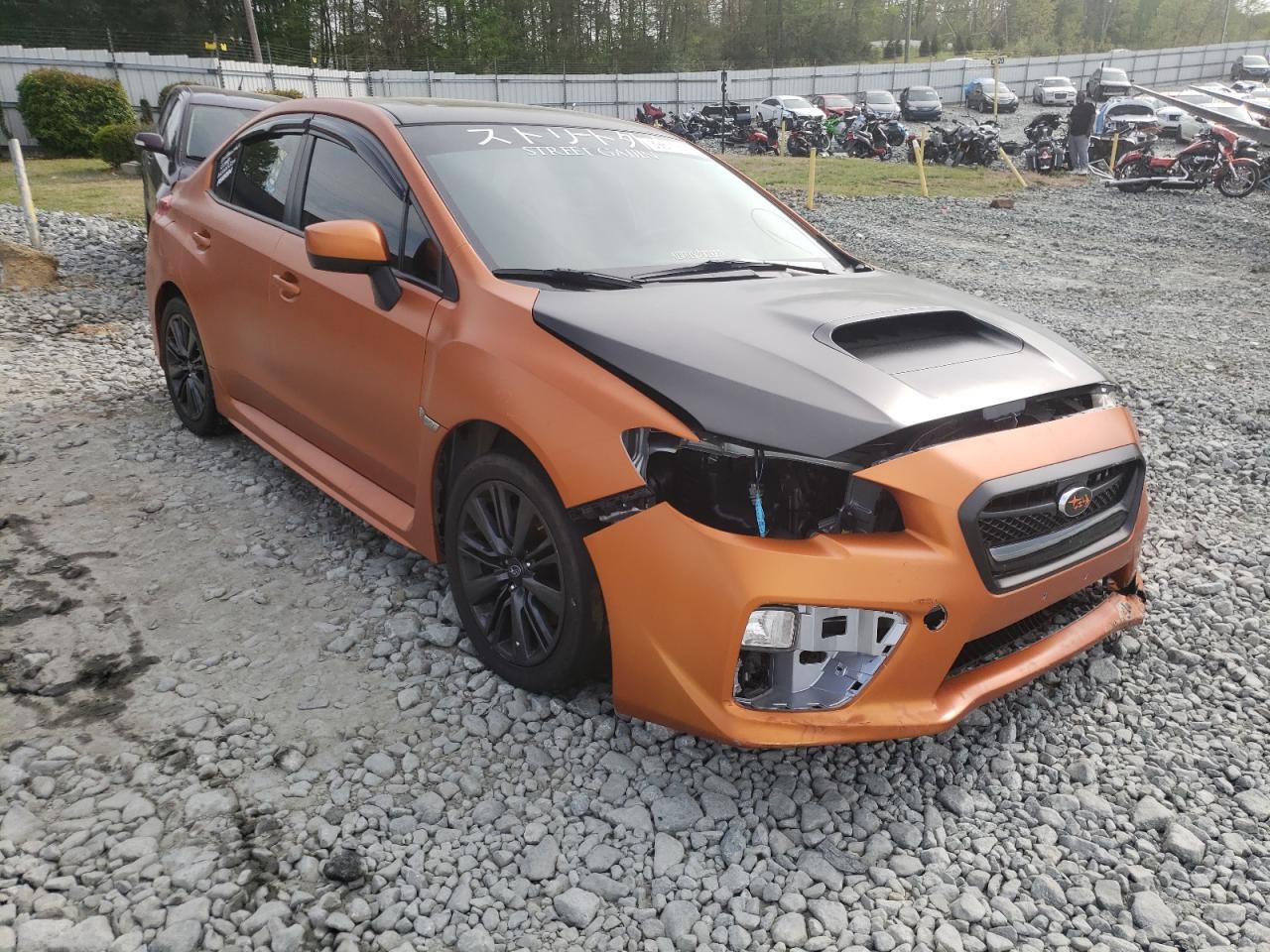SUBARU WRX PREMIU 2017 with VIN JF1VA1E64H8815889 - Photo from auction