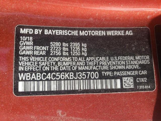 Photo 10 from auction – 2019 BMW M850XI with VIN WBABC4C56KBJ35700