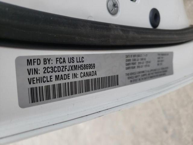 Photo 10 from auction – 2021 DODGE CHALLENGER with VIN 2C3CDZFJXMH586959
