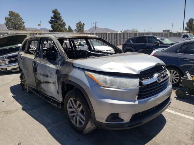 TOYOTA HIGHLANDER 2016 with VIN 5TDZKRFH0GS166352 - Photo from auction