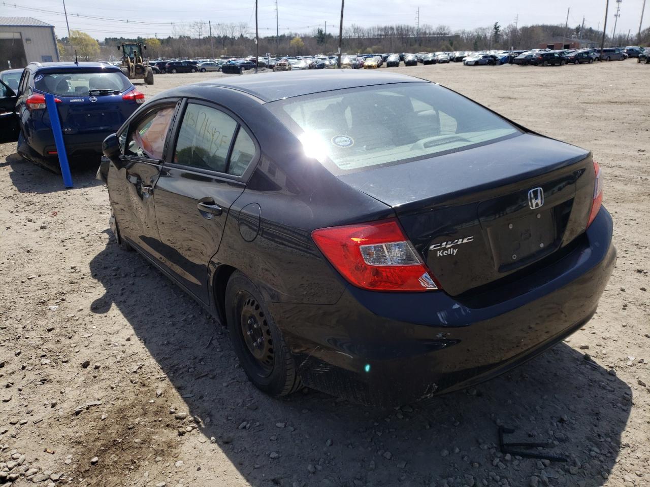 Photo 3 from auction – 2012 HONDA CIVIC LX with VIN 2HGFB2F59CH327596