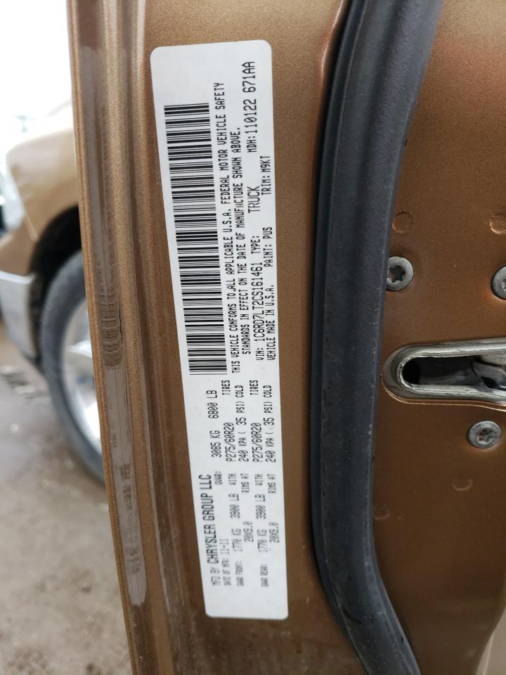 Photo 10 from auction – 2012 DODGE RAM 1500 S with VIN 1C6RD7LT2CS161461