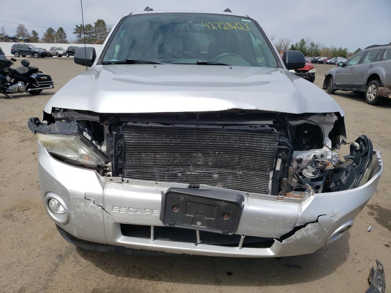 Photo 9 from auction – 2012 FORD ESCAPE XLT with VIN 1FMCU9DG0CKA12103