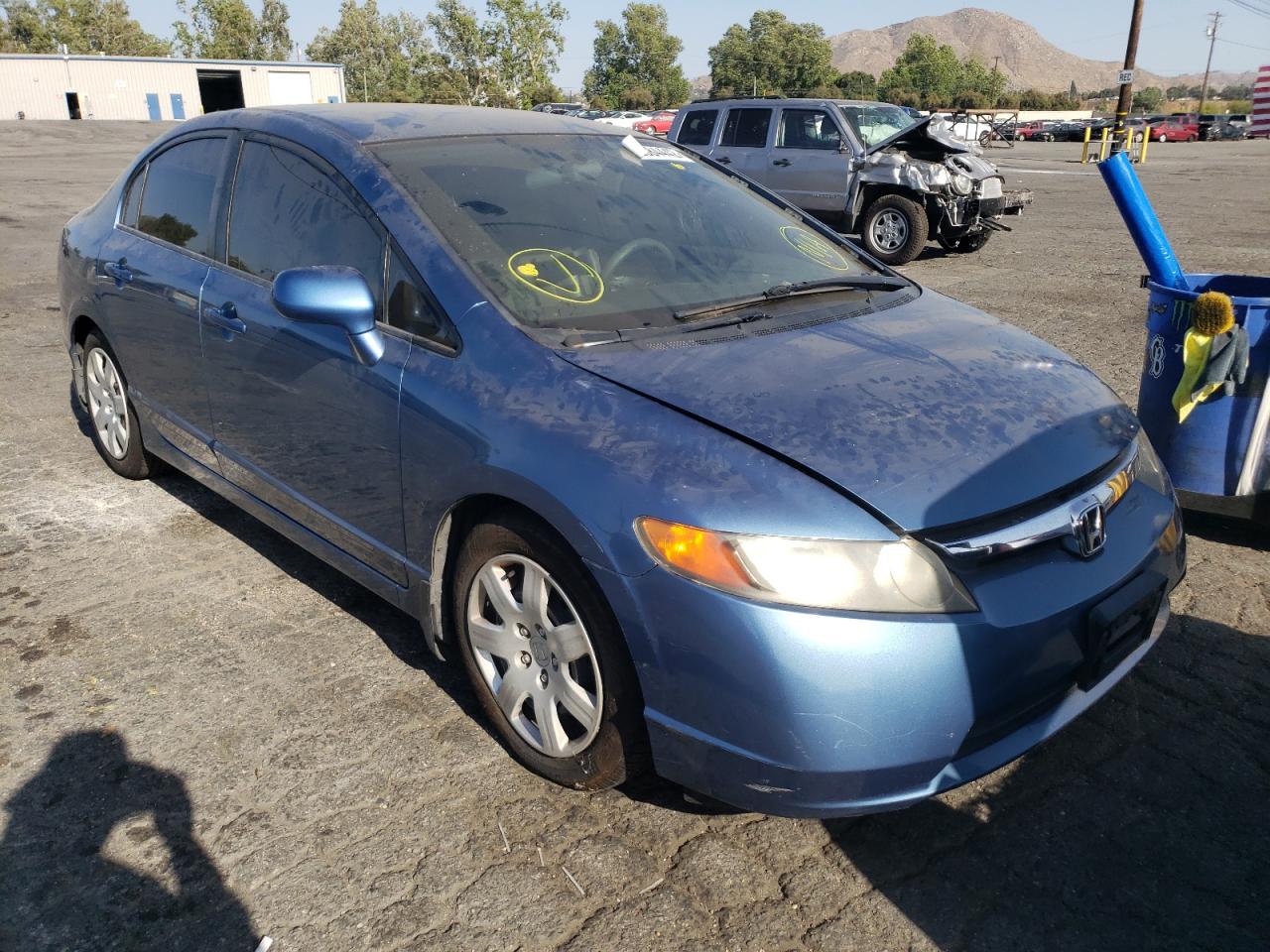 HONDA CIVIC LX 2007 with VIN JHMFA16597S009339 - Photo from auction