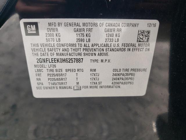 Photo 10 from auction – 2017 CHEVROLET EQUINOX LS with VIN 2GNFLEEK0H6257887