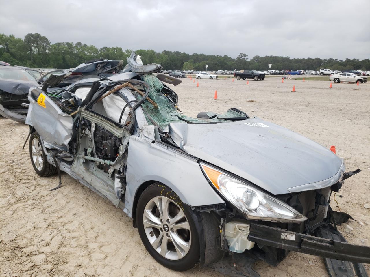 Photo 1 from auction – 2013 HYUNDAI SONATA SE with VIN 5NPEC4ACXDH672203