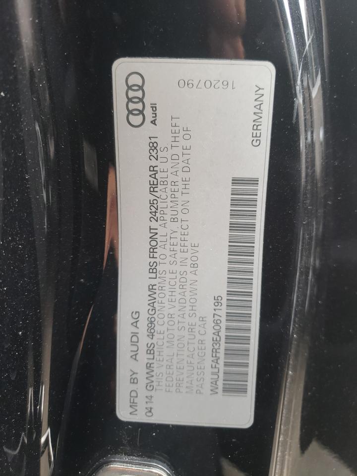 Photo 10 from auction – 2014 AUDI A5 PREMIUM with VIN WAULFAFR3EA067195