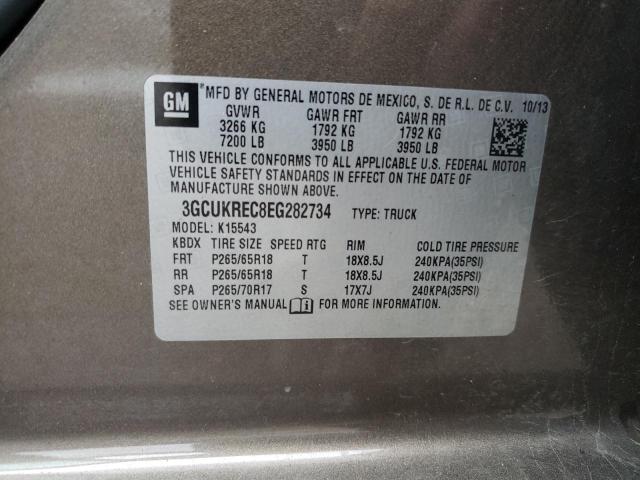 Photo 10 from auction – 2014 CHEVROLET SILVERADO with VIN 3GCUKREC8EG282734