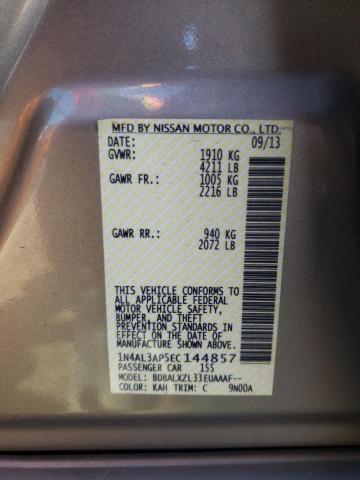 Photo 10 from auction – 2014 NISSAN ALTIMA 2.5 with VIN 1N4AL3AP5EC144857