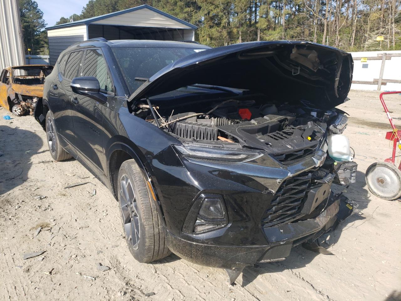 CHEVROLET BLAZER RS 2019 with VIN 3GNKBERS7KS664366 - Photo from auction