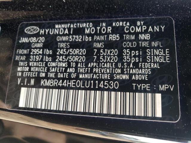 Photo 10 from auction – 2020 HYUNDAI PALISADE S with VIN KM8R44HE0LU114530