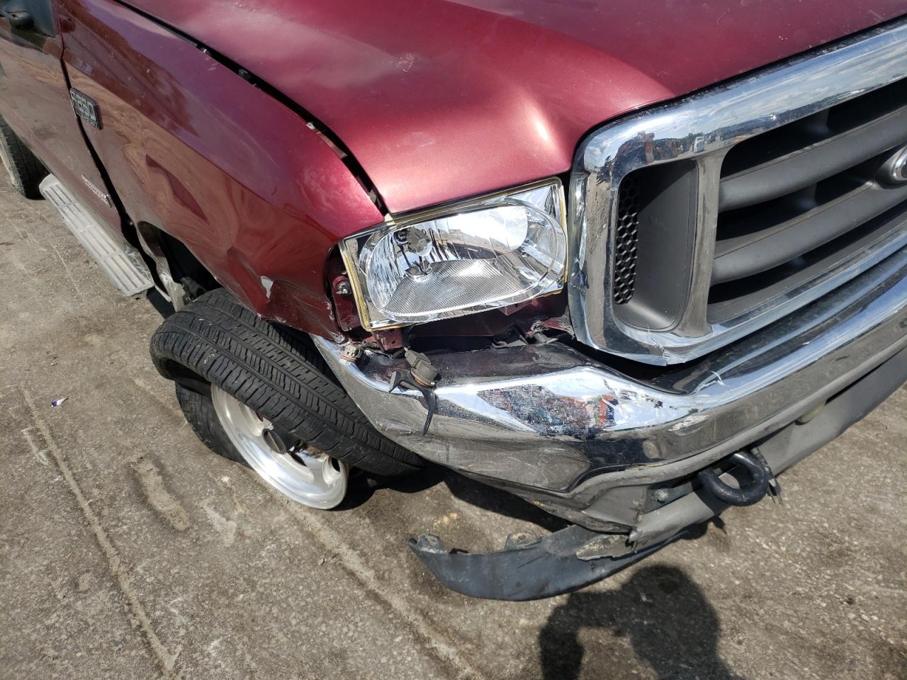 Photo 9 from auction – 2004 FORD F250 SUPER with VIN 1FTNW21P94EB78820