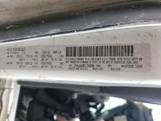Photo 10 from auction – 2015 JEEP WRANGLER S with VIN 1C4AJWAG8FL746980