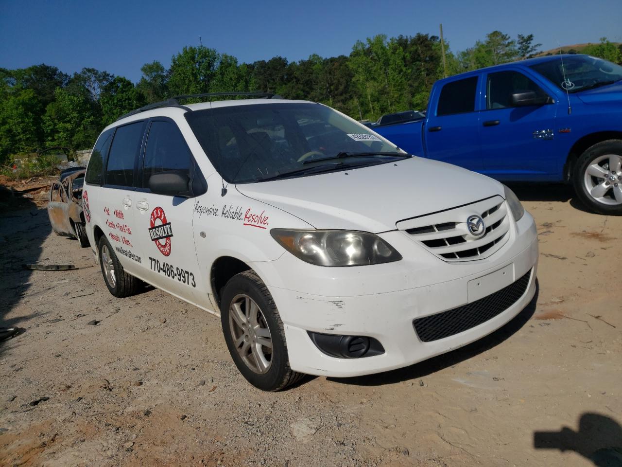 MAZDA MPV WAGON 2005 with VIN JM3LW28A950535282 - Photo from auction
