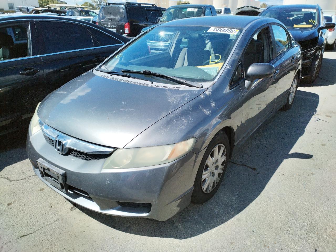 Photo 2 from auction – 2010 HONDA CIVIC VP with VIN 19XFA1F37AE053043