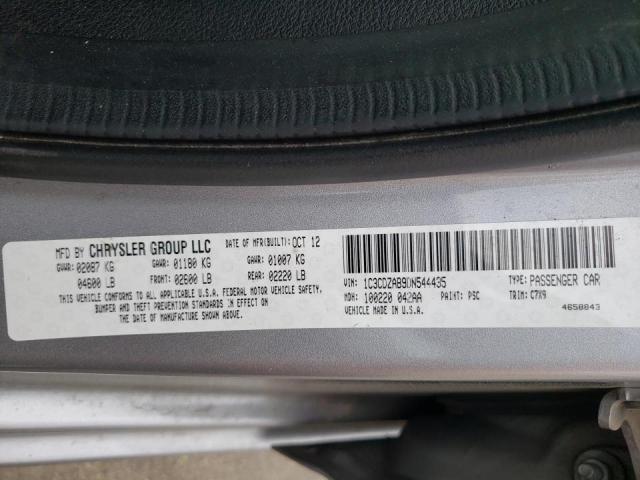 Photo 10 from auction – 2013 DODGE AVENGER SE with VIN 1C3CDZAB9DN544435