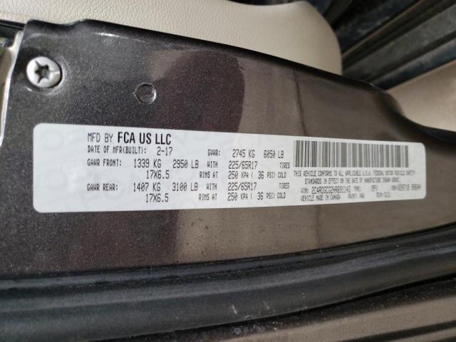 Foto 10 de la subasta – 2017 DODGE GRAND CARA con VIN 2C4RDGCG2HR691143
