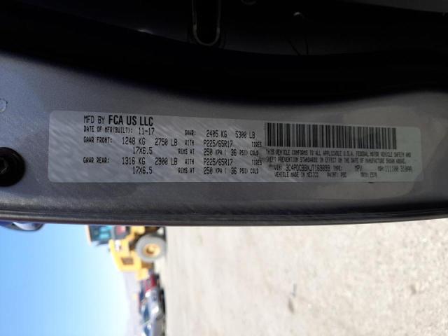 Photo 10 from auction – 2018 DODGE JOURNEY SX with VIN 3C4PDCBBXJT169899