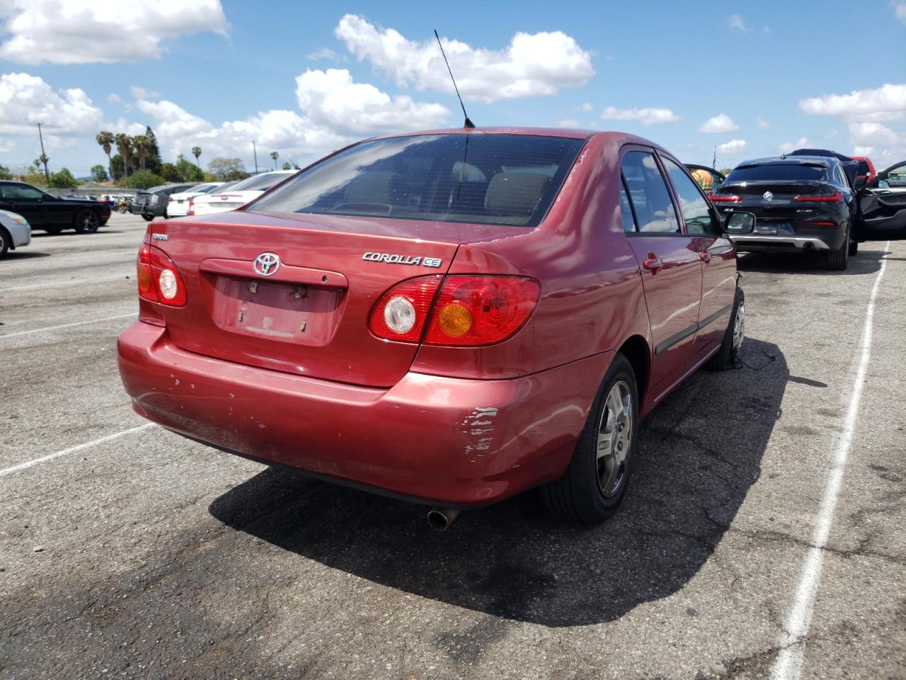 Photo 4 from auction – 2004 TOYOTA COROLLA CE with VIN 1NXBR32E24Z263237