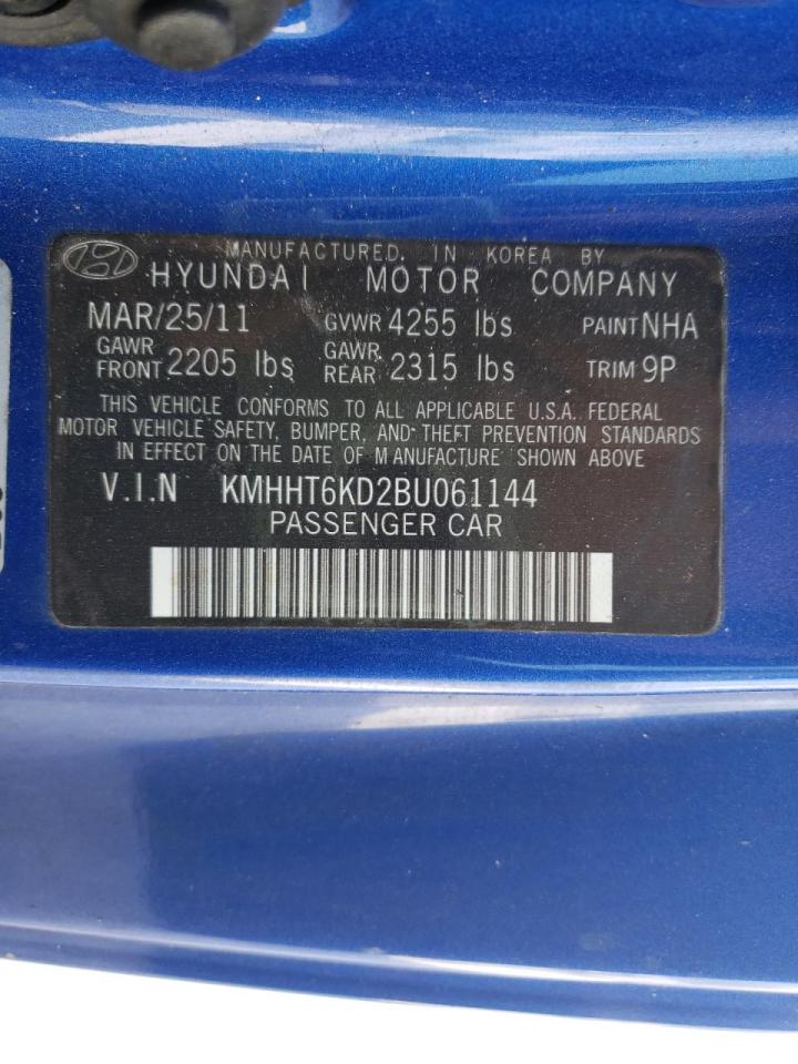 Photo 10 from auction – 2011 HYUNDAI GENESIS CO with VIN KMHHT6KD2BU061144