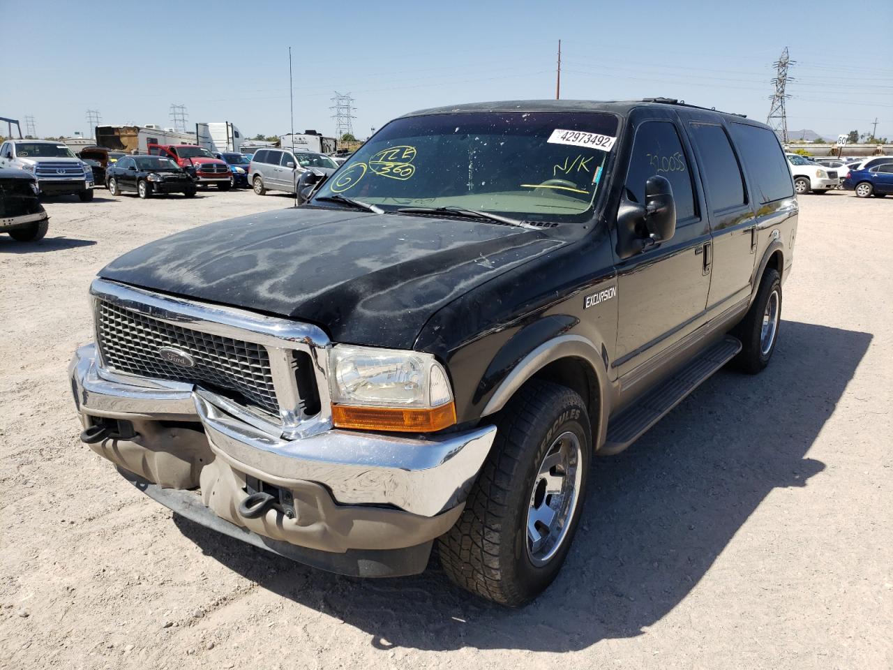 Photo 2 from auction – 2000 FORD EXCURSION with VIN 1FMNU42S1YEB17273
