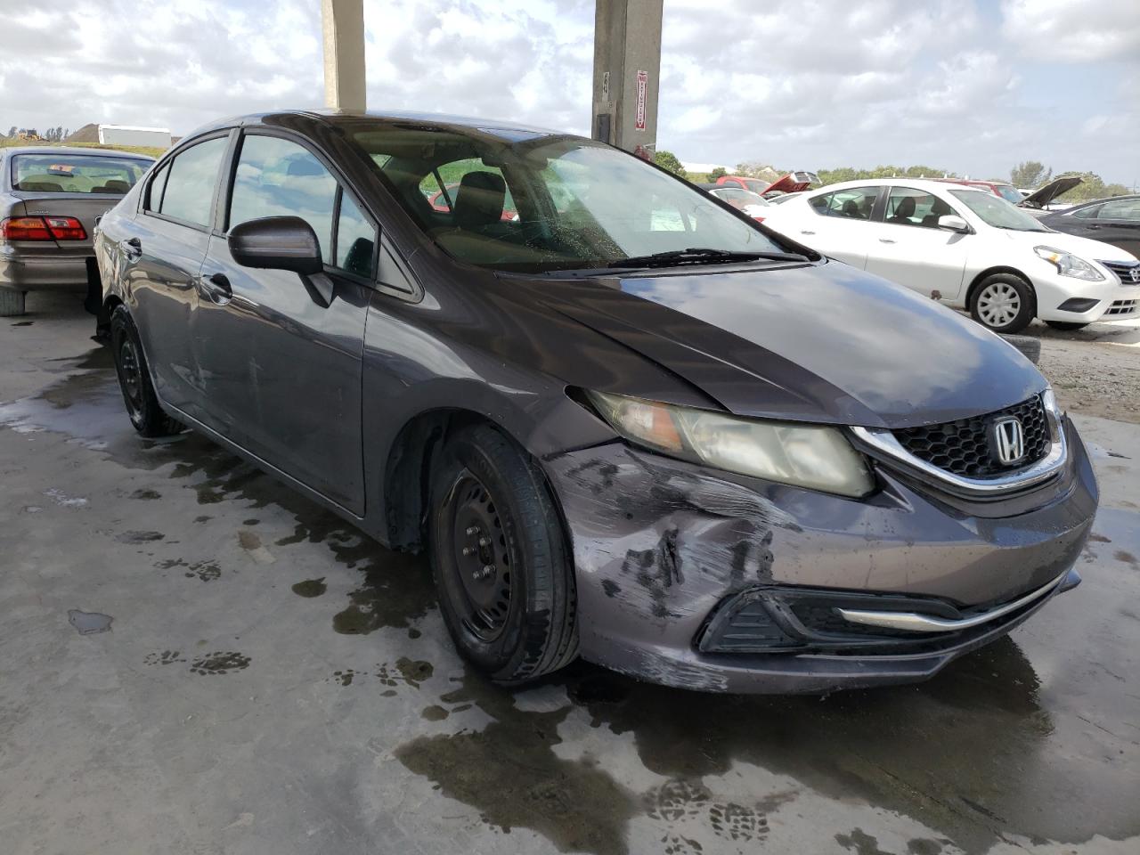 Photo 1 from auction – 2014 HONDA CIVIC LX with VIN 2HGFB2F52EH550761