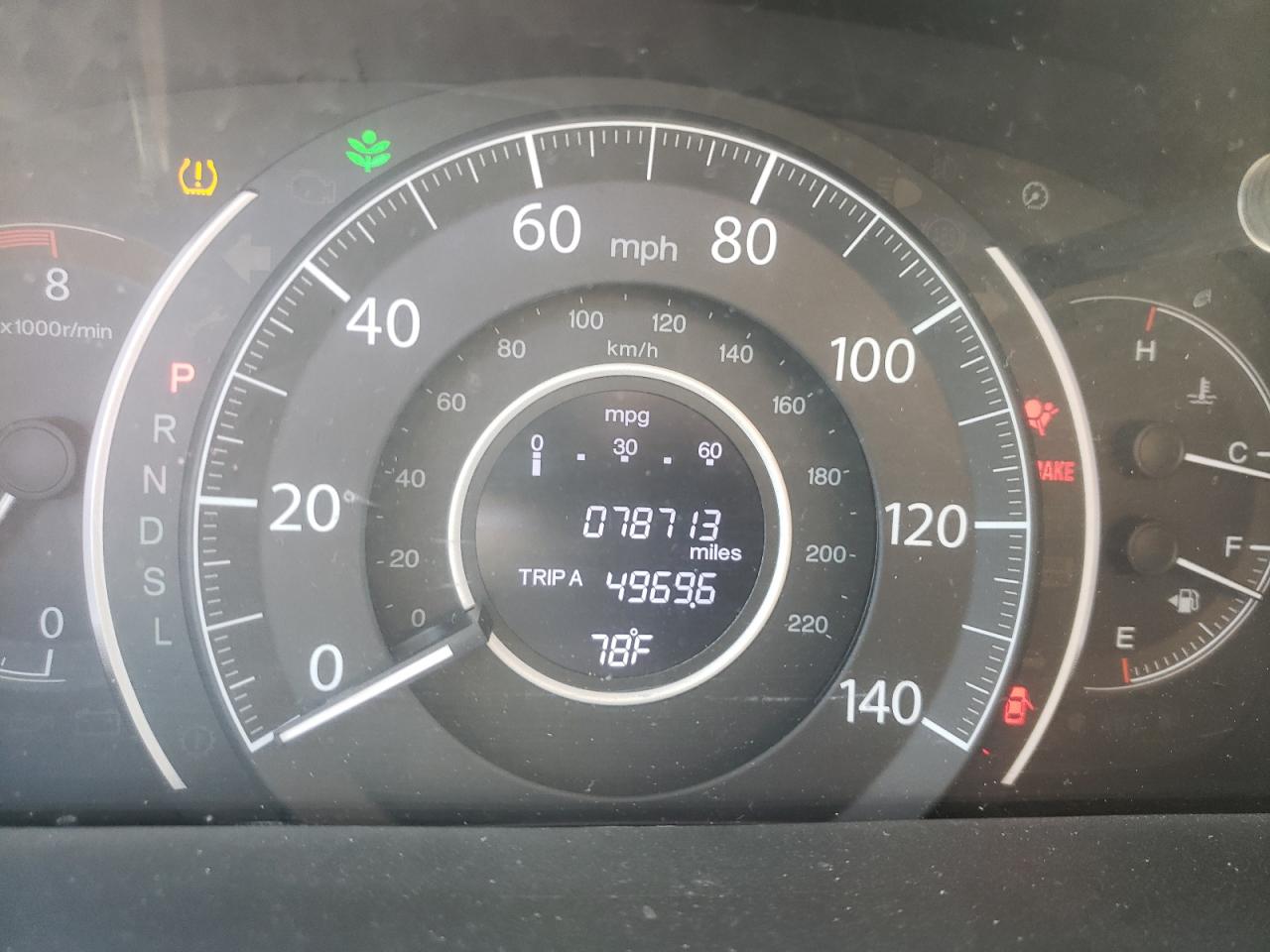 Photo 8 from auction – 2015 HONDA CR-V EX with VIN 5J6RM4H57FL043660