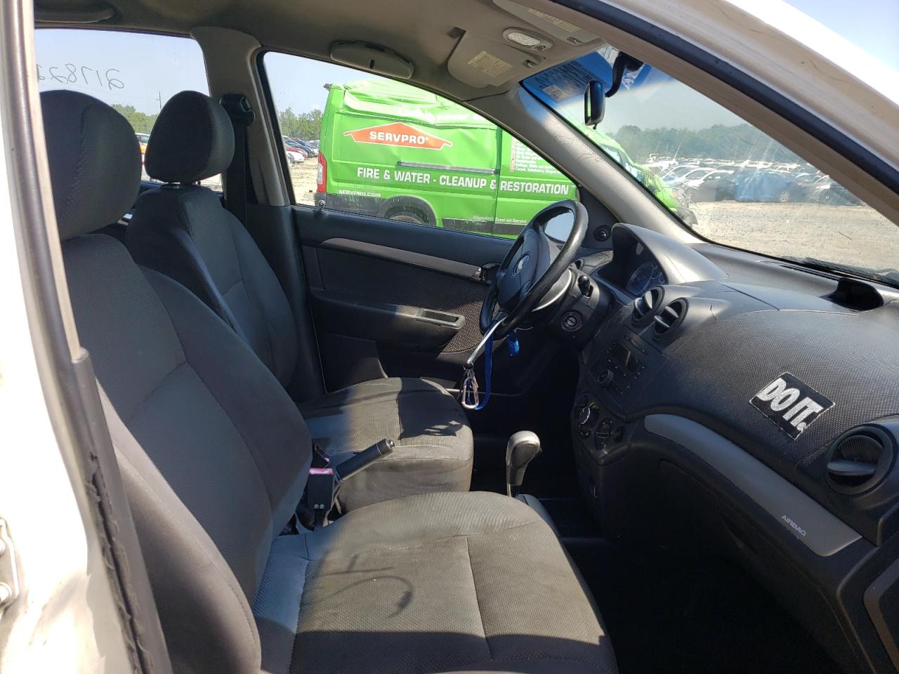 Photo 5 from auction – 2007 CHEVROLET AVEO BASE with VIN KL1TD56607B046038