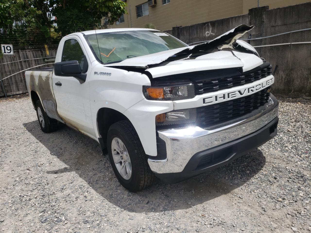 Photo 1 from auction – 2021 CHEVROLET SILVERADO with VIN 3GCNWAEF7MG338519