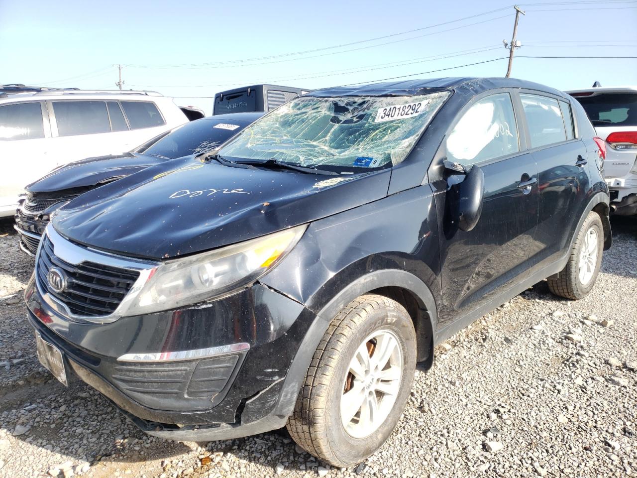 Photo 2 from auction – 2012 KIA SPORTAGE B with VIN KNDPB3A27C7190224