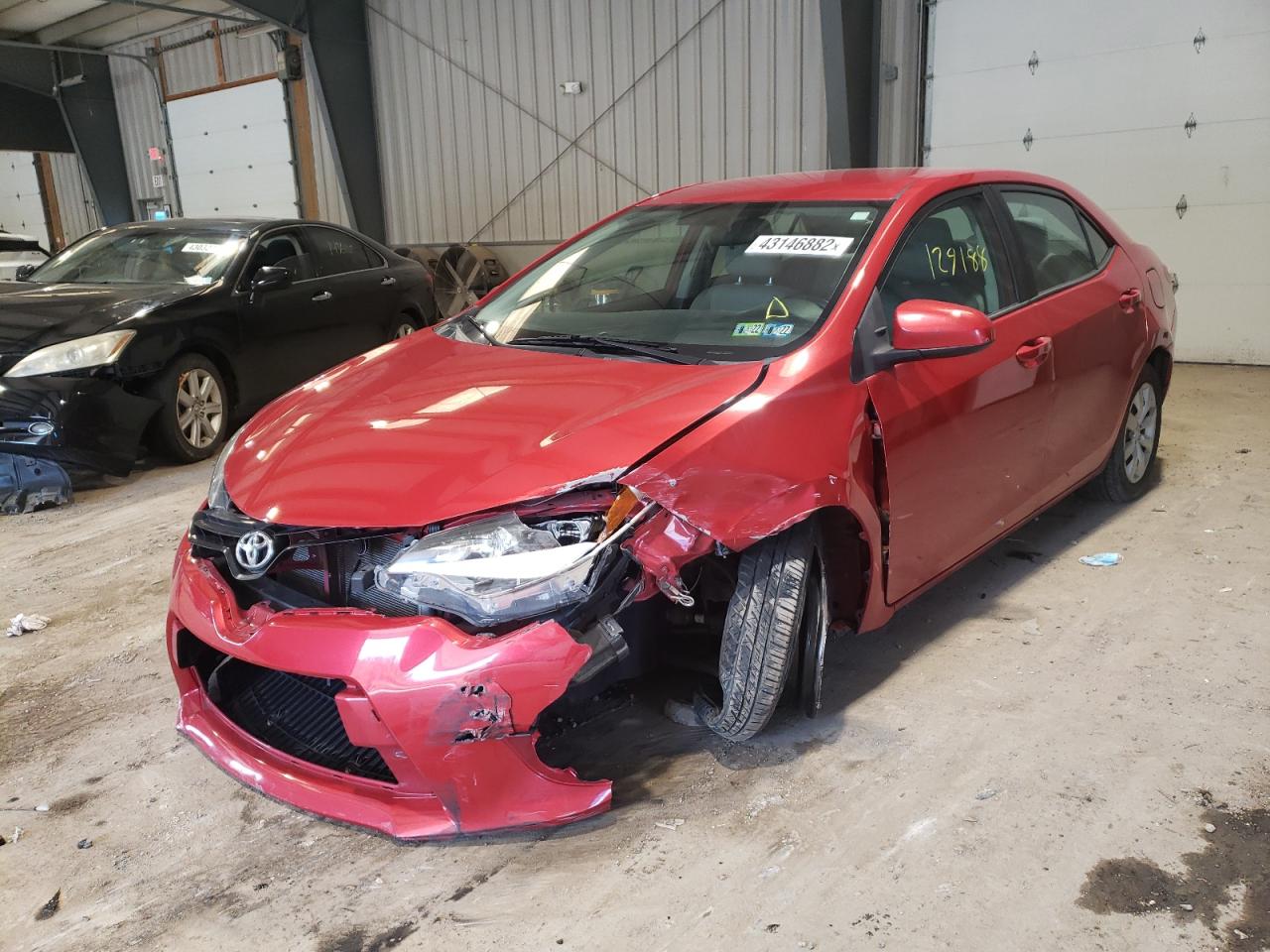Photo 2 from auction – 2014 TOYOTA COROLLA L with VIN 2T1BURHE3EC114122