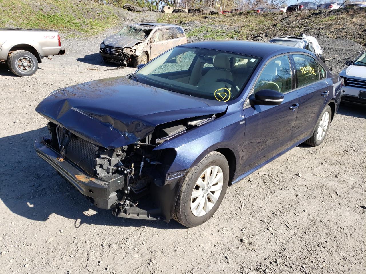 Photo 2 from auction – 2013 VOLKSWAGEN PASSAT S with VIN 1VWAP7A35DC137518