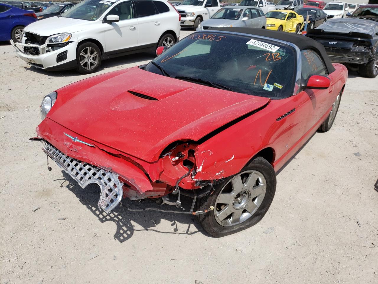 Photo 2 from auction – 2003 FORD THUNDERBIR with VIN 1FAHP60A63Y103865