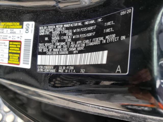 Photo 10 from auction – 2020 TOYOTA SIENNA L with VIN 5TDZZ3DC9LS088096