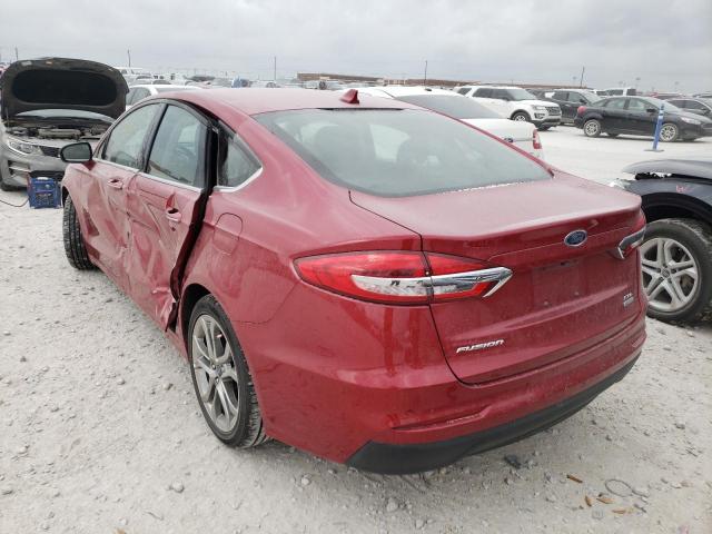 Photo 3 from auction – 2020 FORD FUSION SEL with VIN 3FA6P0CD2LR196313