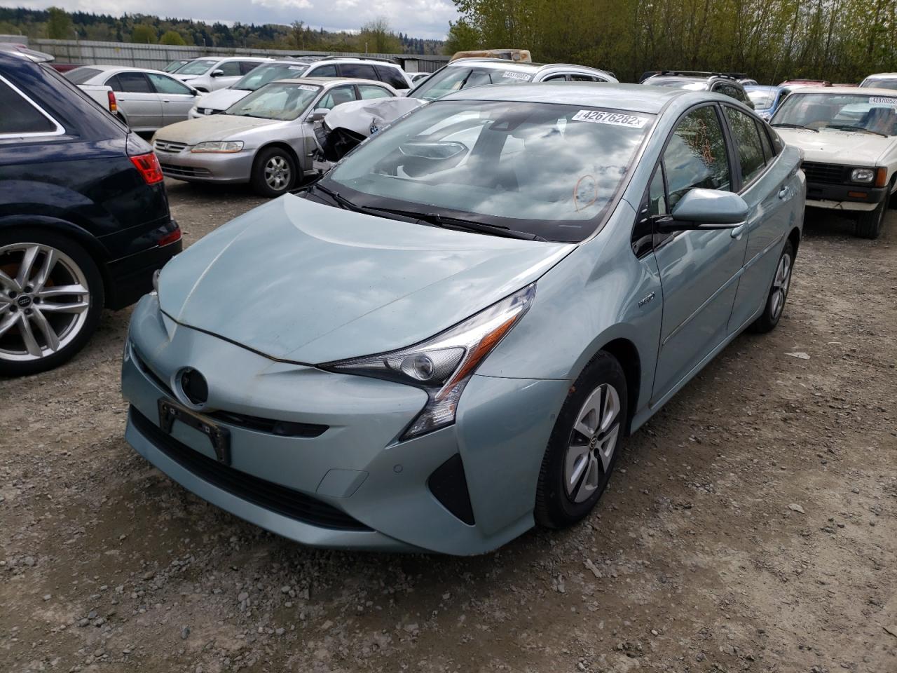 Photo 2 from auction – 2017 TOYOTA PRIUS with VIN JTDKBRFU0H3055589