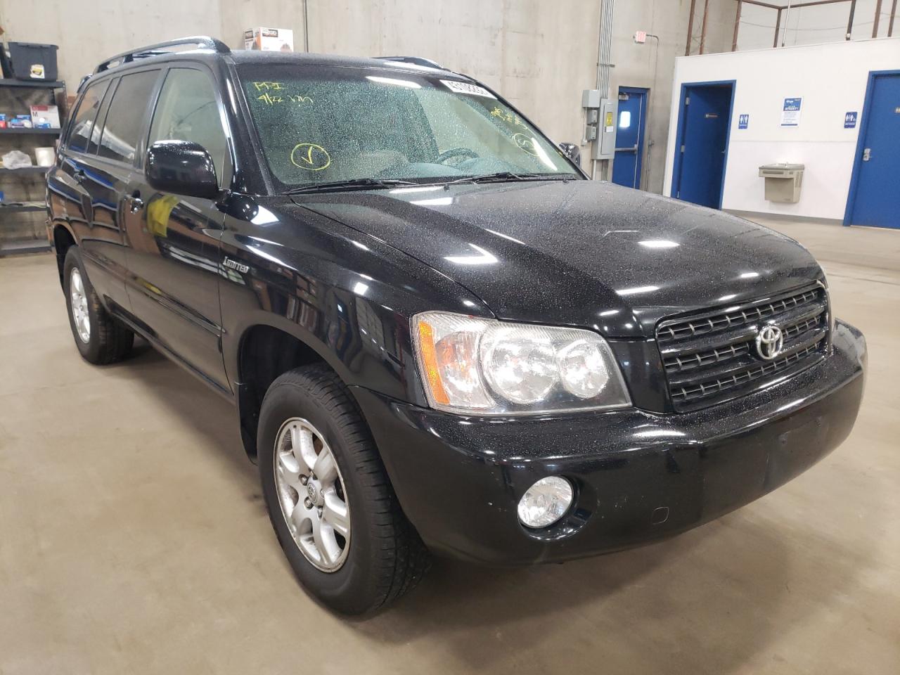 TOYOTA HIGHLANDER 2002 with VIN JTEHF21A320090991 - Photo from auction