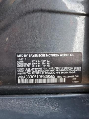 Photo 10 from auction – 2013 BMW 328 XI with VIN WBA3B3C51DF539565