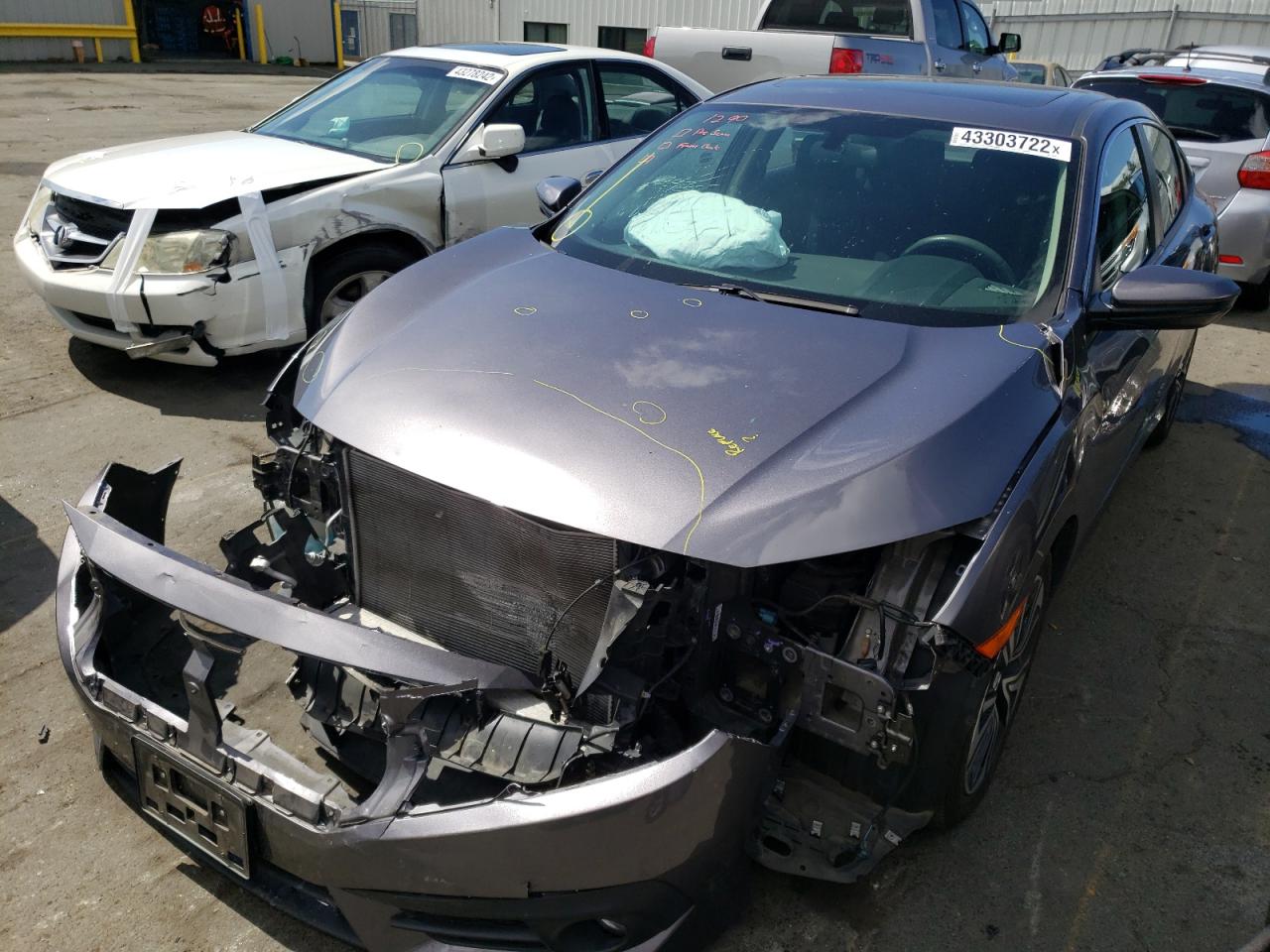 Photo 2 from auction – 2017 HONDA CIVIC EX with VIN 19XFC1F38HE209157