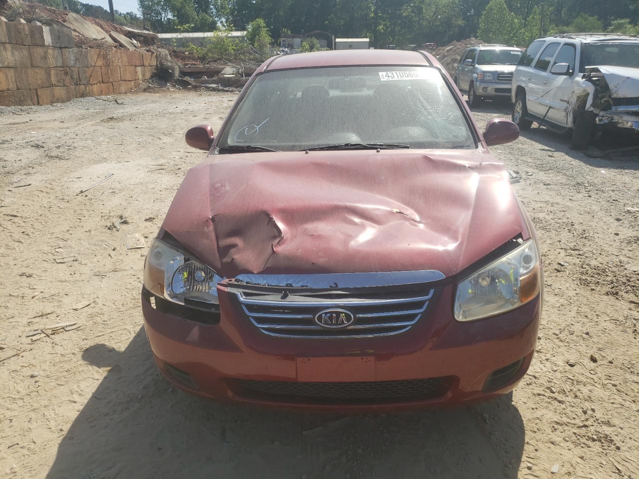 Photo 9 from auction – 2008 KIA SPECTRA EX with VIN KNAFE121385510670