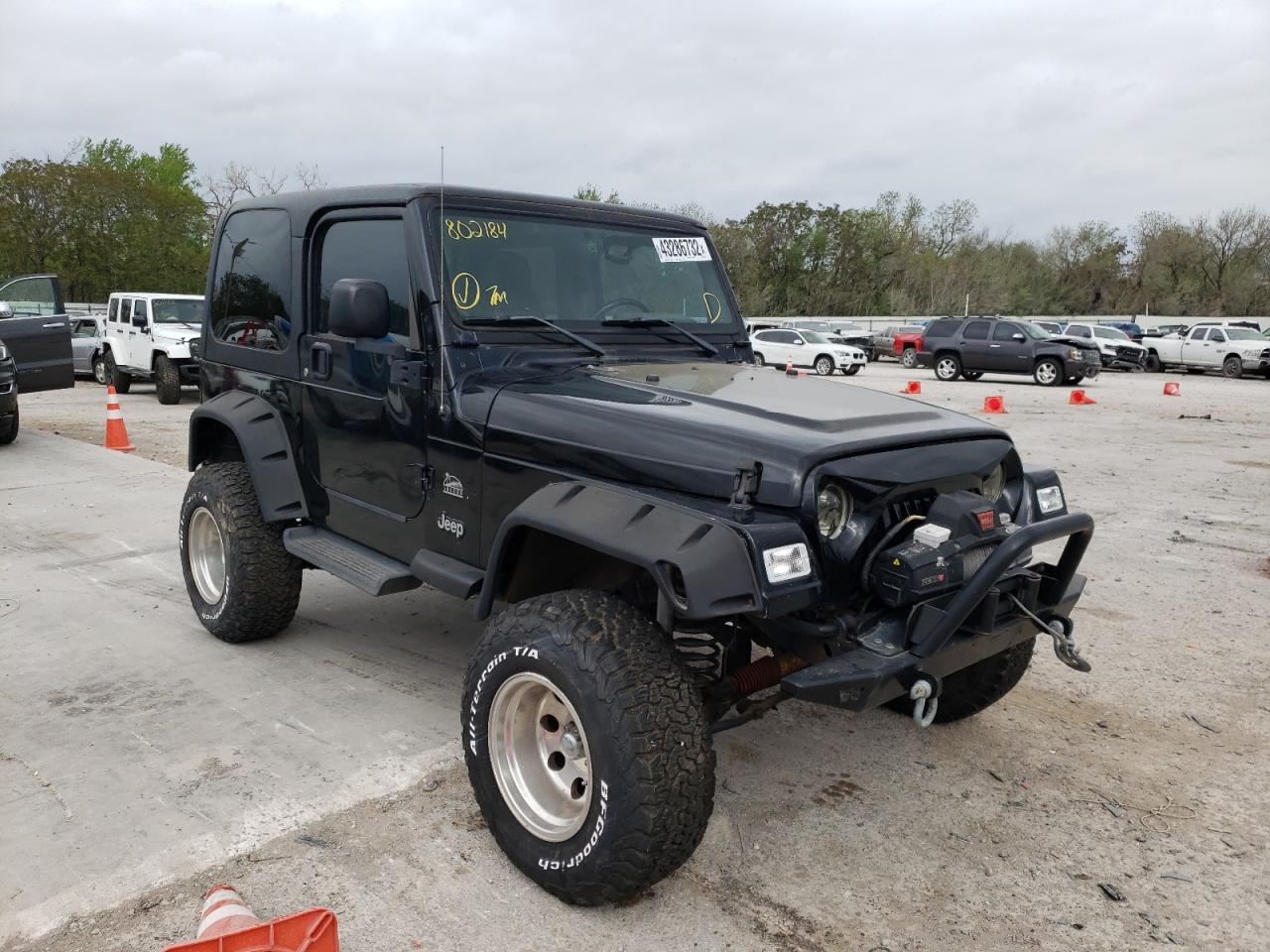JEEP WRANGLER / 2004 with VIN 1J4FA59S14P802184 - Photo from auction