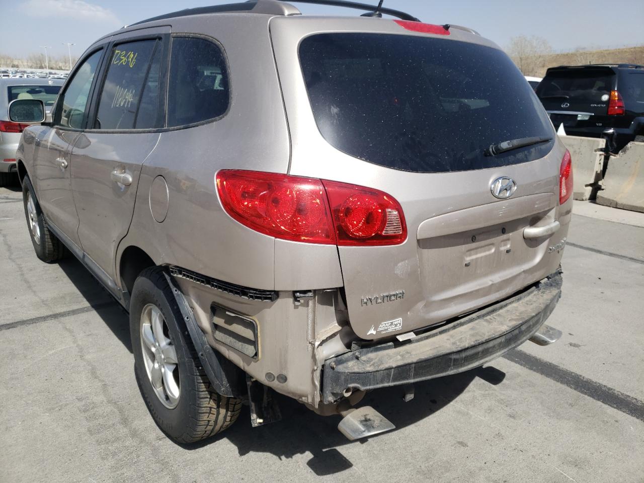 Photo 3 from auction – 2007 HYUNDAI SANTA FE G with VIN 5NMSG73D07H082558