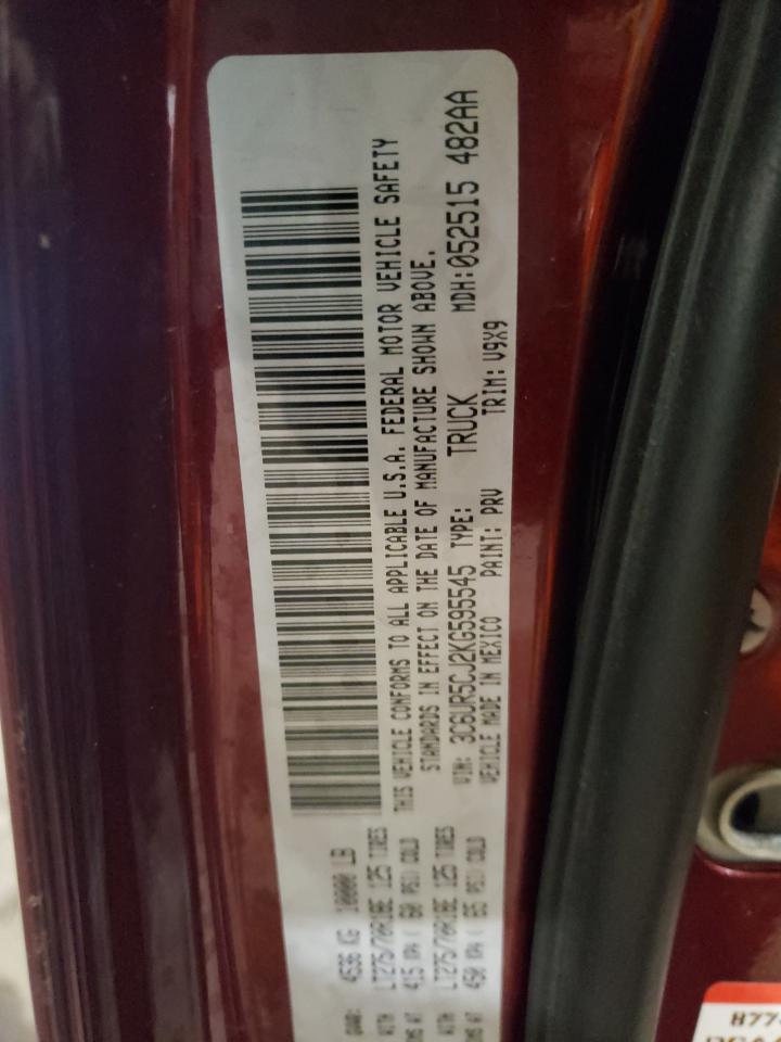 Photo 10 from auction – 2019 DODGE RAM2500 with VIN 3C6UR5CJ2KG595545