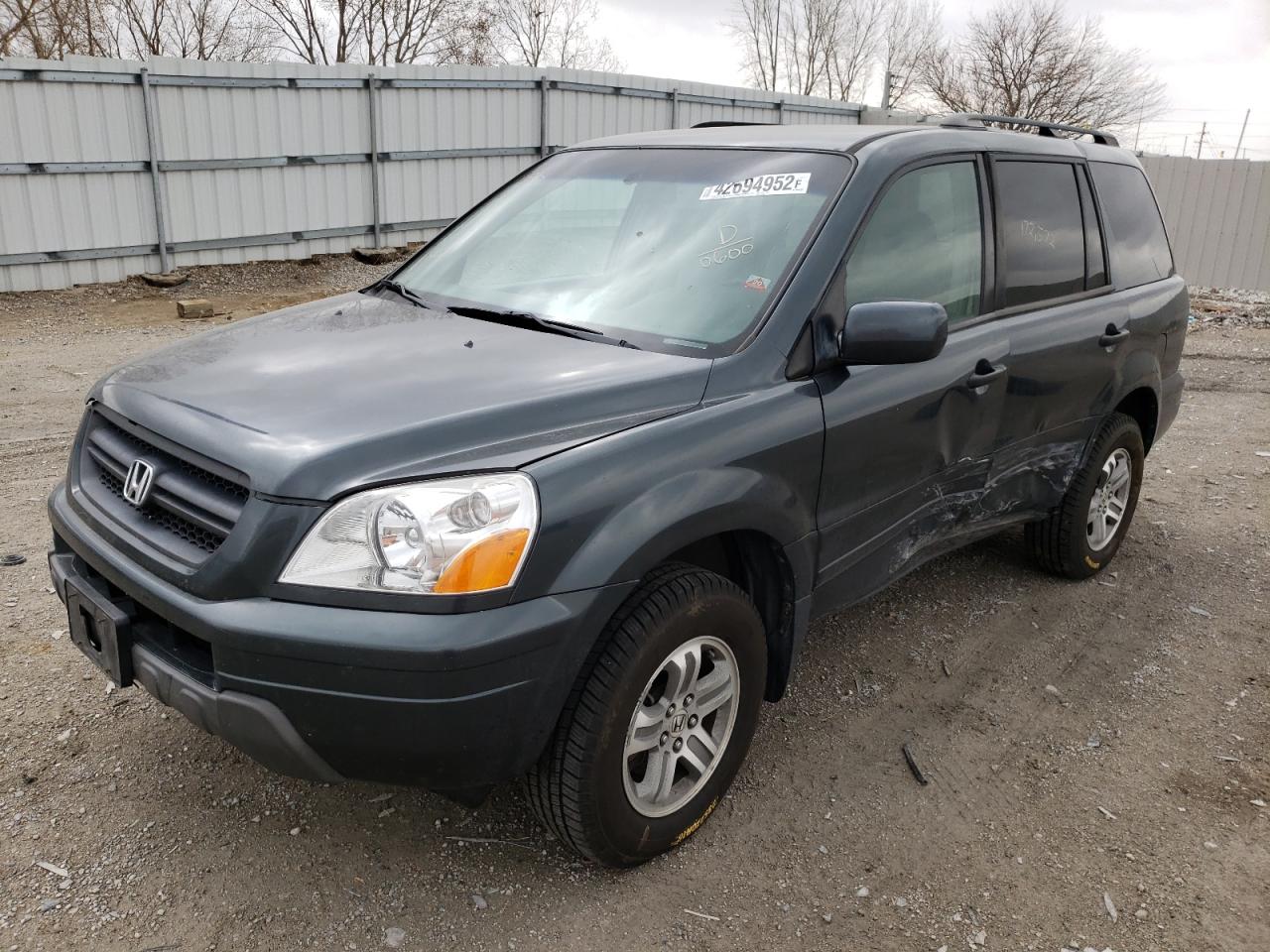Photo 2 from auction – 2005 HONDA PILOT EX with VIN 2HKYF184X5H570600
